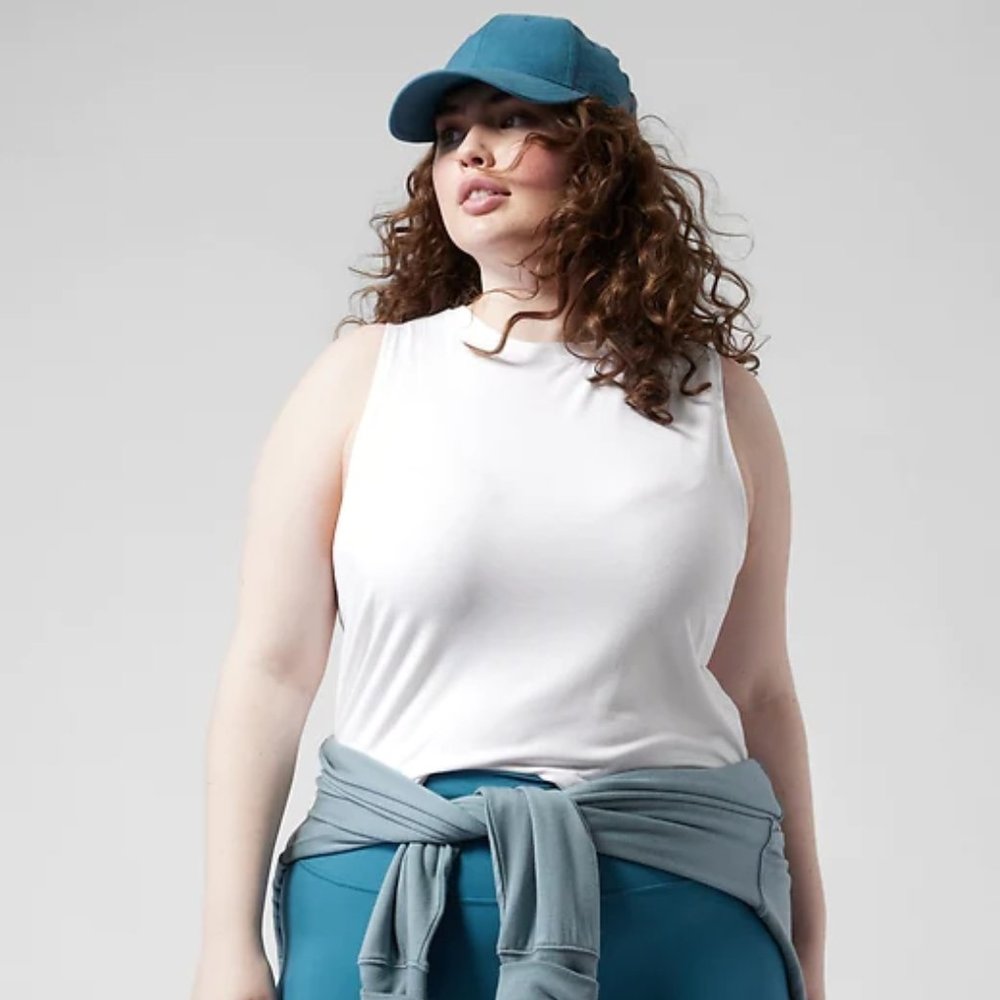 NWT Athleta Cloudlight Muscle Tank 1X White